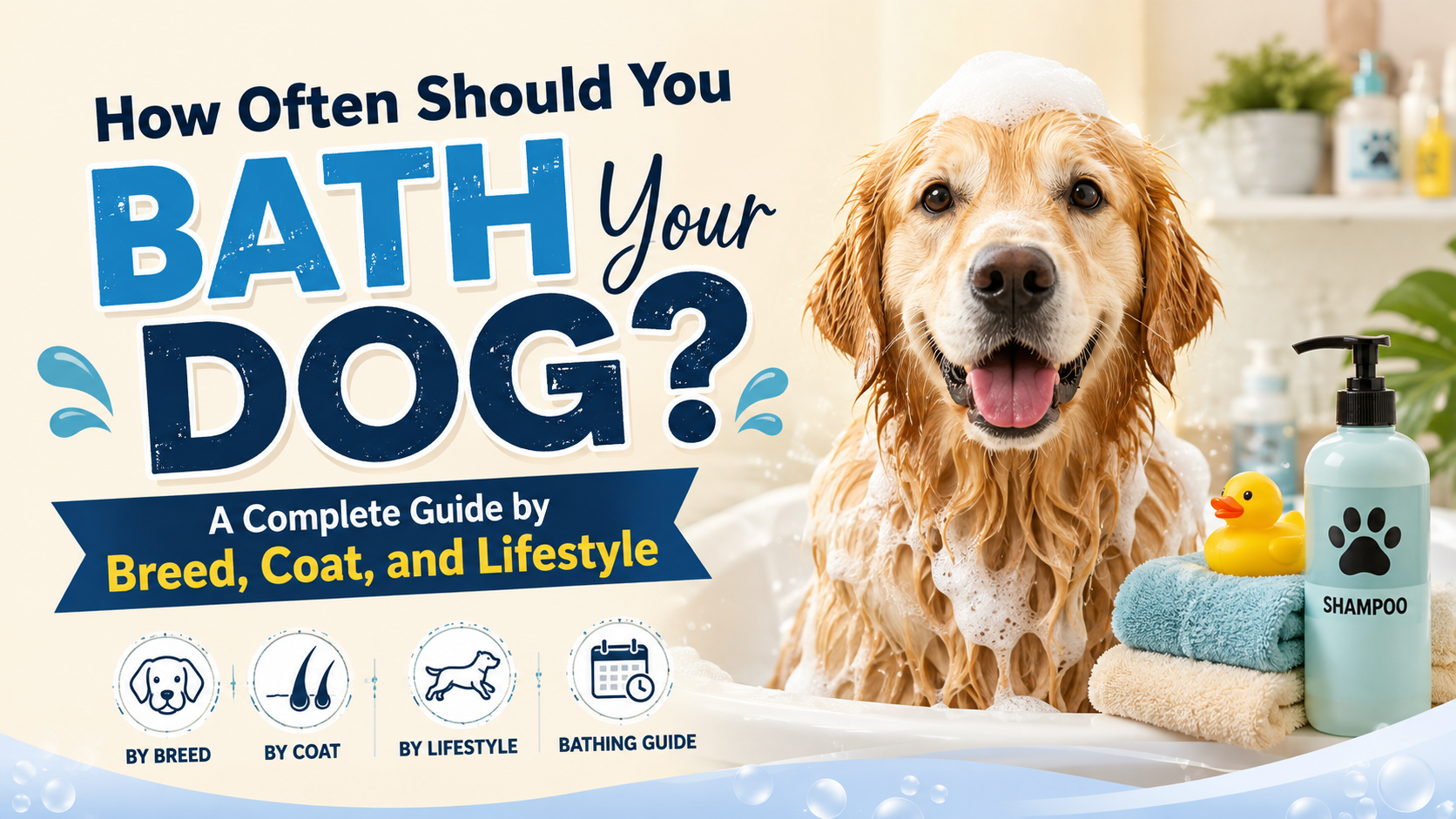 How Often Should You Bath Your Dog? A Complete Guide by Breed, Coat, and Lifestyle