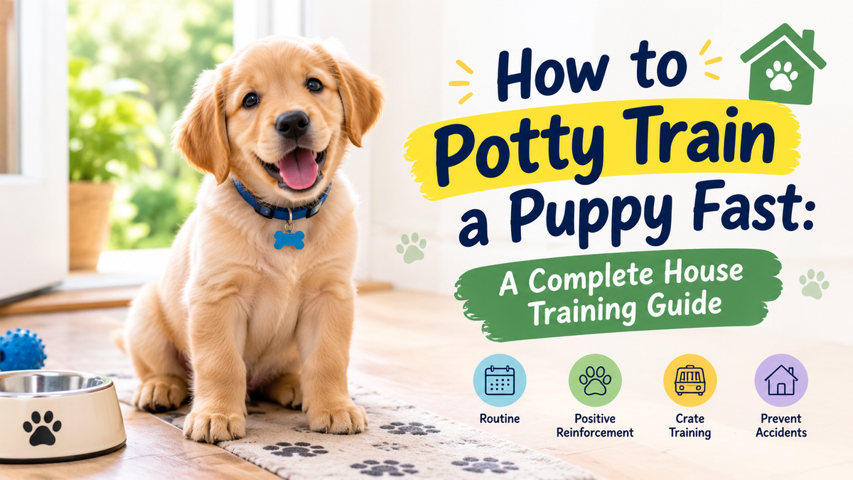 How to Potty Train a Puppy Fast: A Complete House Training Guide