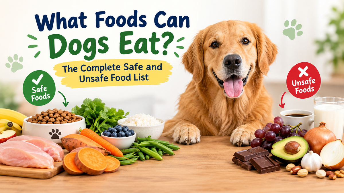 What Foods Can Dogs Eat? The Complete Safe and Unsafe Food List