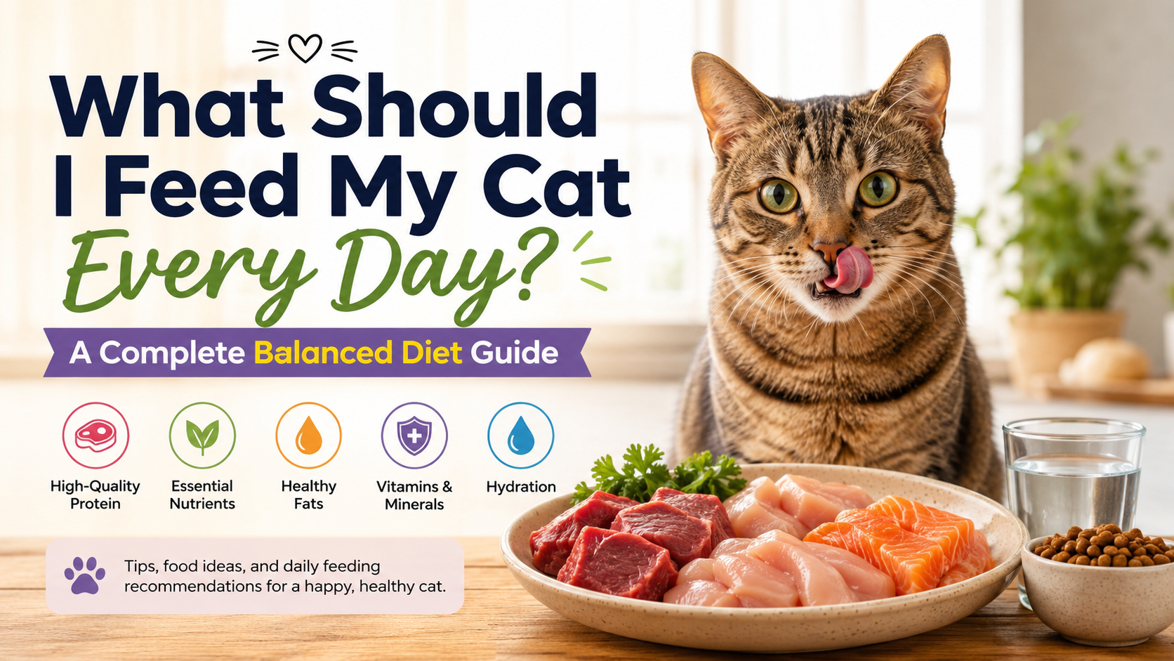 What Should I Feed My Cat Every Day? A Complete Balanced Diet Guide